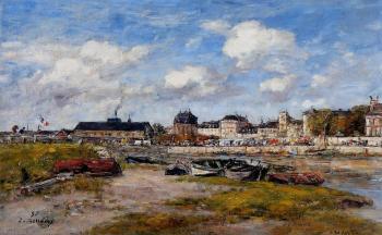 尤金 佈丹 The Port of Trouville, Low Tide